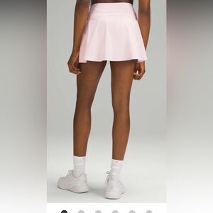 lululemon athletica lightweight high-rise tennis skirt strawberry milkshake